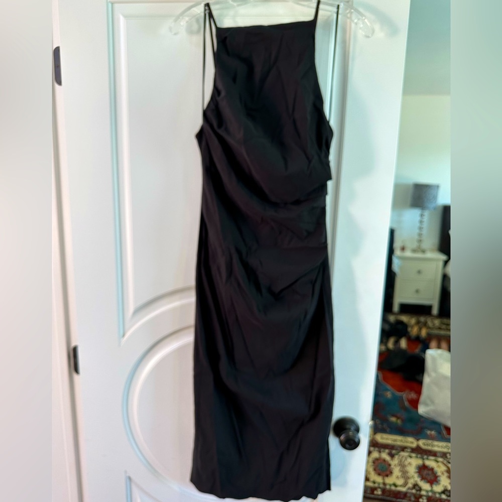 Zara halter top touched midi dress